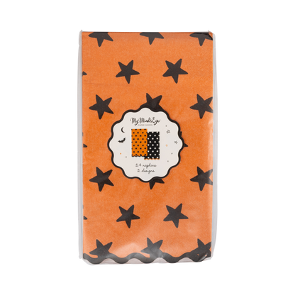 VHP1337 - Vintage Halloween Stars Dinner Napkin Set
