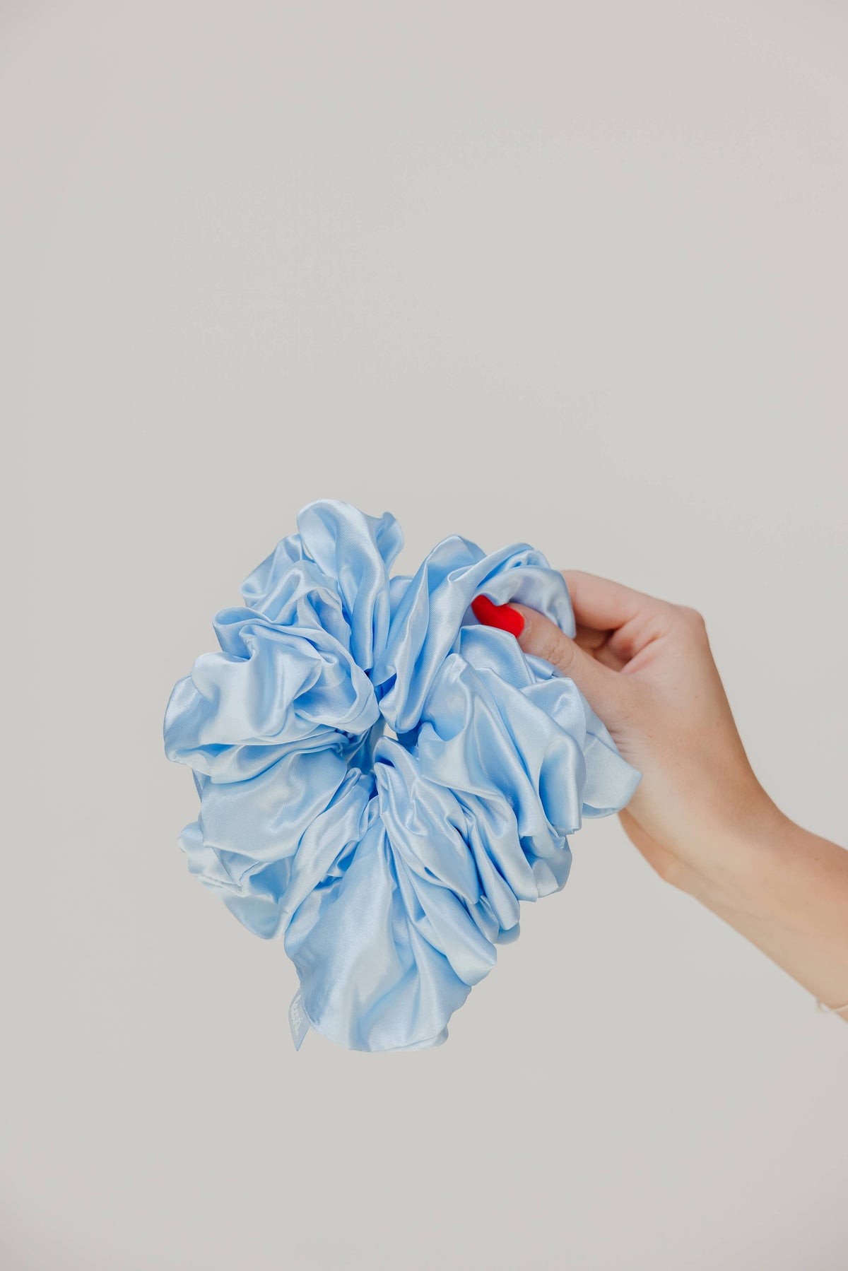 JUMBO SLEEP SATIN SCRUNCHIES: DARK BROWN