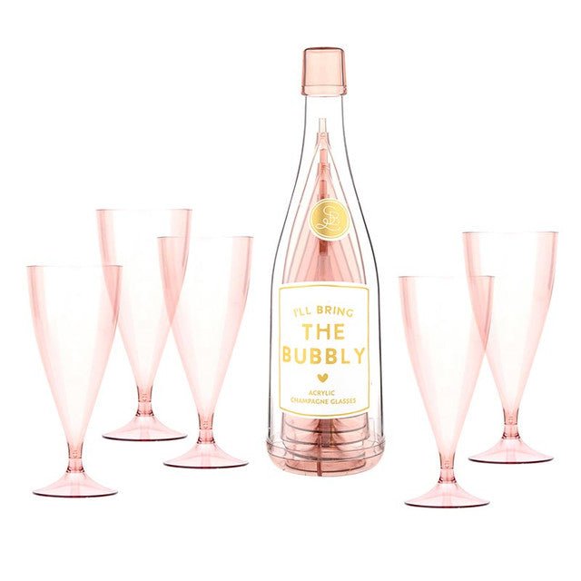 Bria Blair Creative The Bubbly Champagne Bottle and Glasses