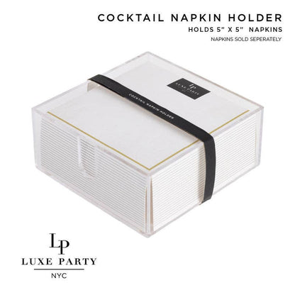 Acrylic Cocktail Napkin Holders - Bria Blair Creative
