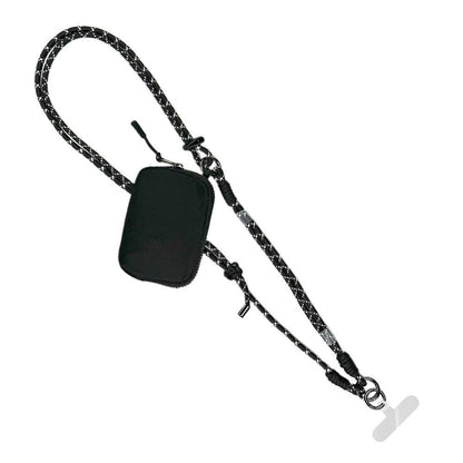 Active Crossbody w/RFID Pouch Twin Rope: Black - Bria Blair Creative