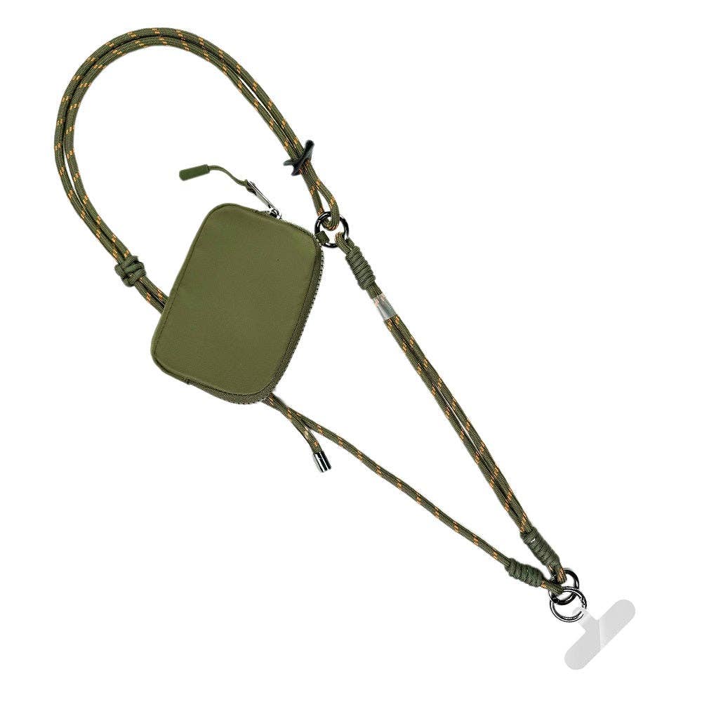 Active Crossbody w/RFID Pouch Twin Rope: Teal - Bria Blair Creative