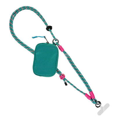 Active Crossbody w/RFID Pouch Twin Rope: Teal - Bria Blair Creative
