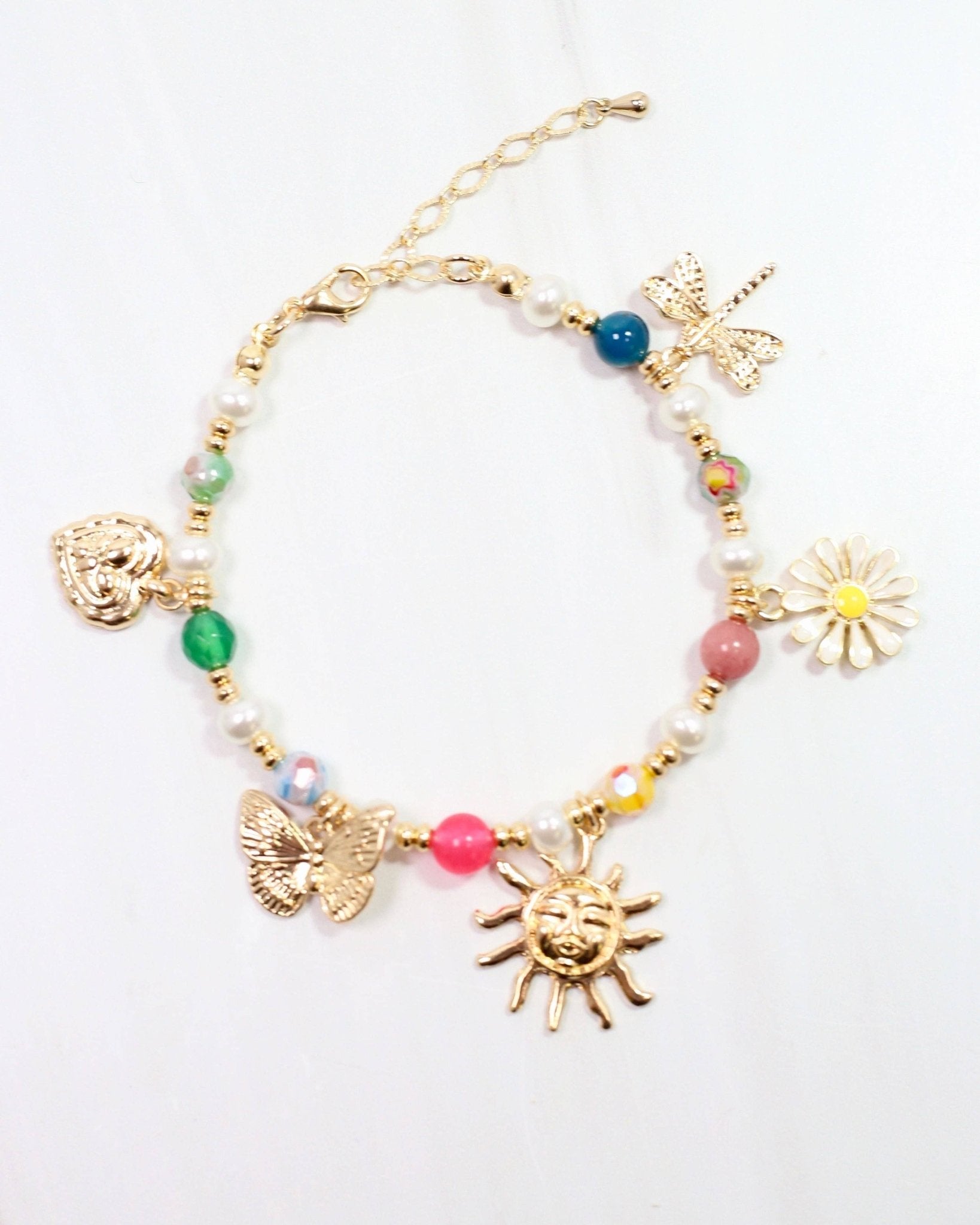 Alanya Charm Bracelet Gold: Default - Bria Blair Creative