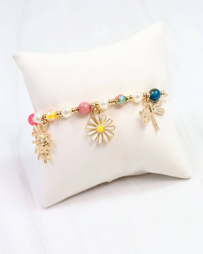 Alanya Charm Bracelet Gold: Default - Bria Blair Creative