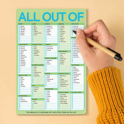 All Out Of Pad® with Magnet (Pastel Version / Original) - Bria Blair Creative