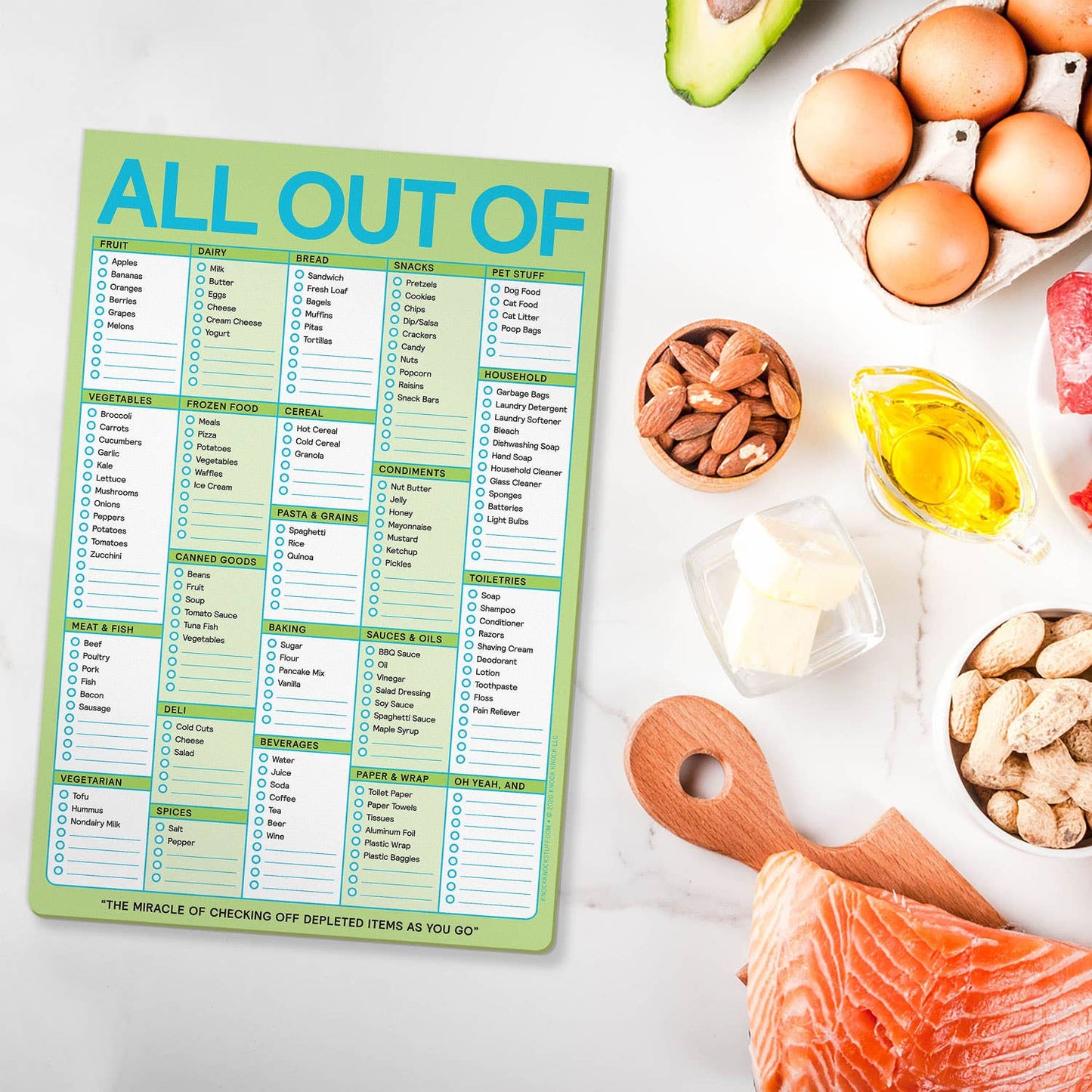 All Out Of Pad® with Magnet (Pastel Version / Original) - Bria Blair Creative