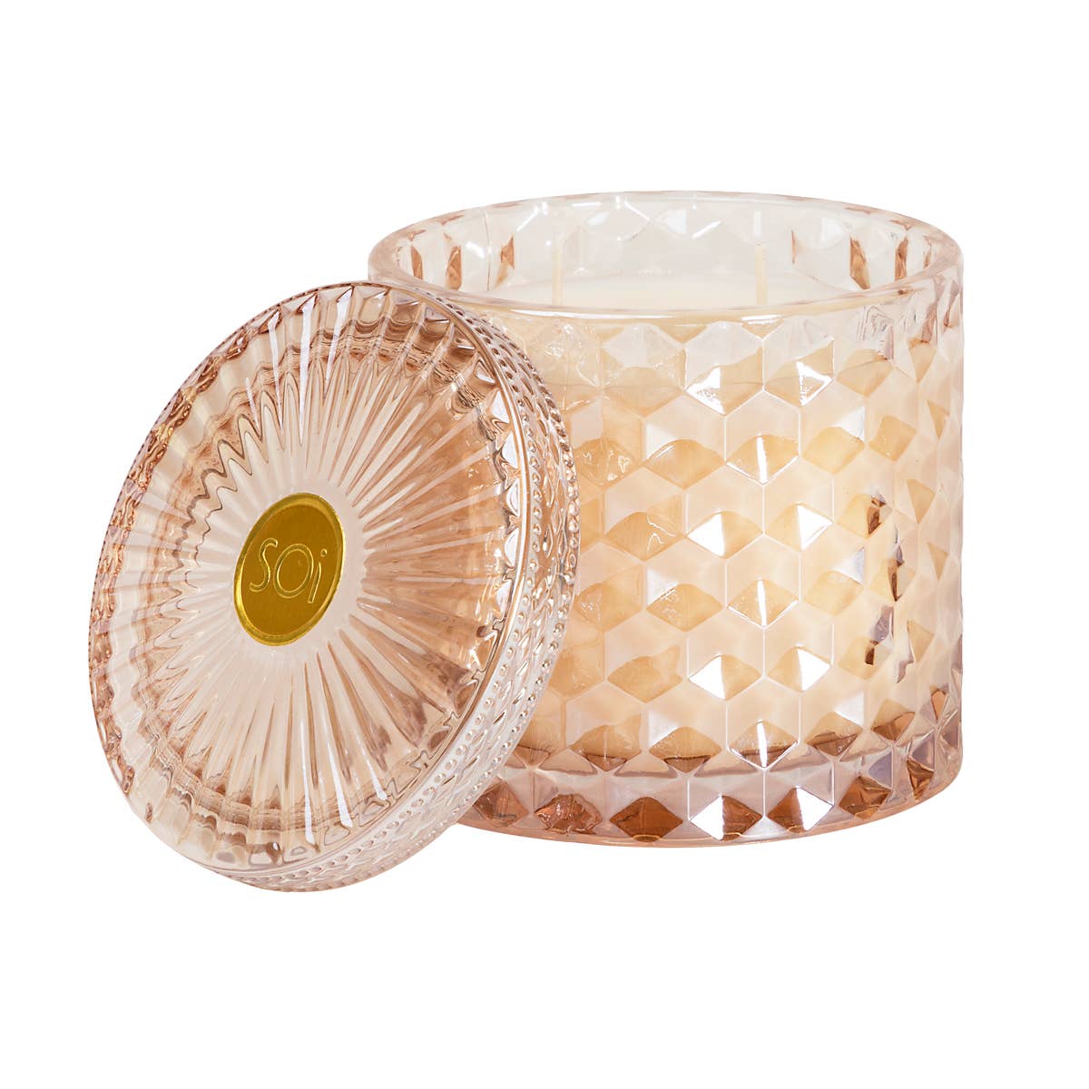Alluring Amber 15oz Shimmer Candle 2 wick - Bria Blair Creative