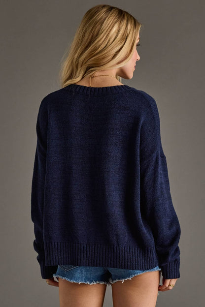 American Flag Lightweight Sweater - Bria Blair Creative