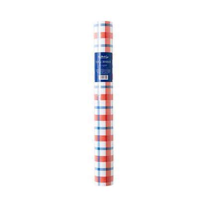 Americana Plaid Paper Table Runner - Bria Blair Creative