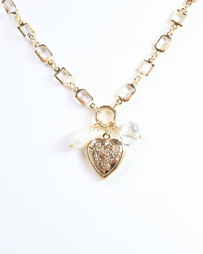 Ammon Charm Necklace Gold: Default - Bria Blair Creative