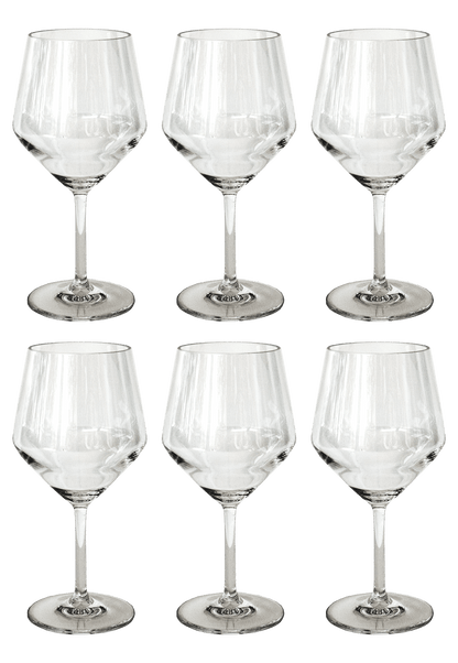 Angle Goblet Collection, Acrylic, 23 oz: Blue - Bria Blair Creative