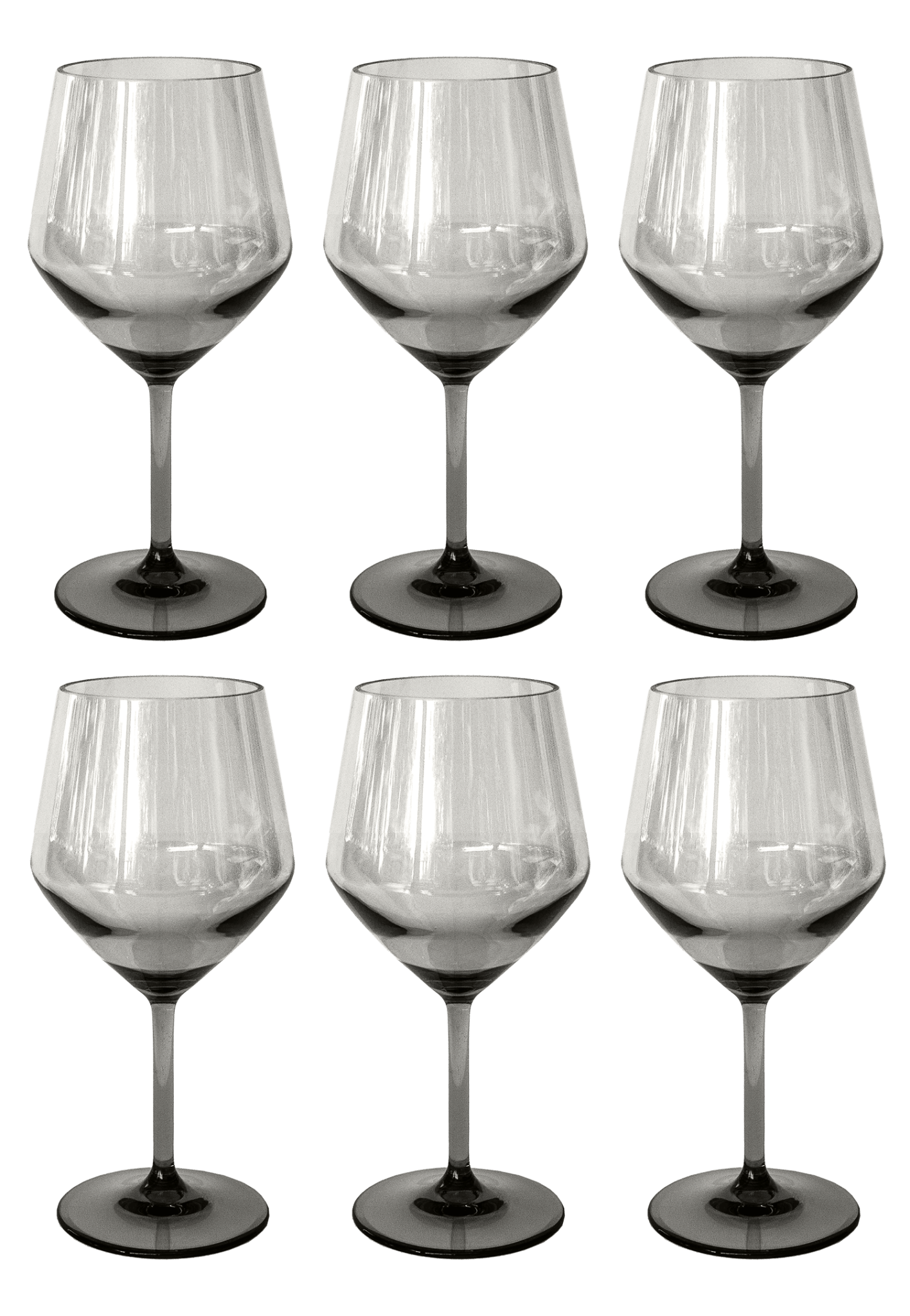 Angle Goblet Collection, Acrylic, 23 oz: Clear - Bria Blair Creative