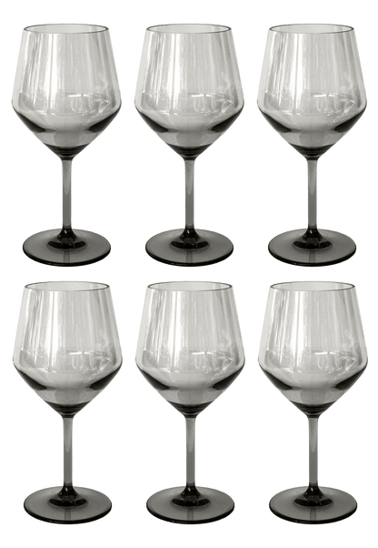 Angle Goblet Collection, Acrylic, 23 oz: Clear - Bria Blair Creative