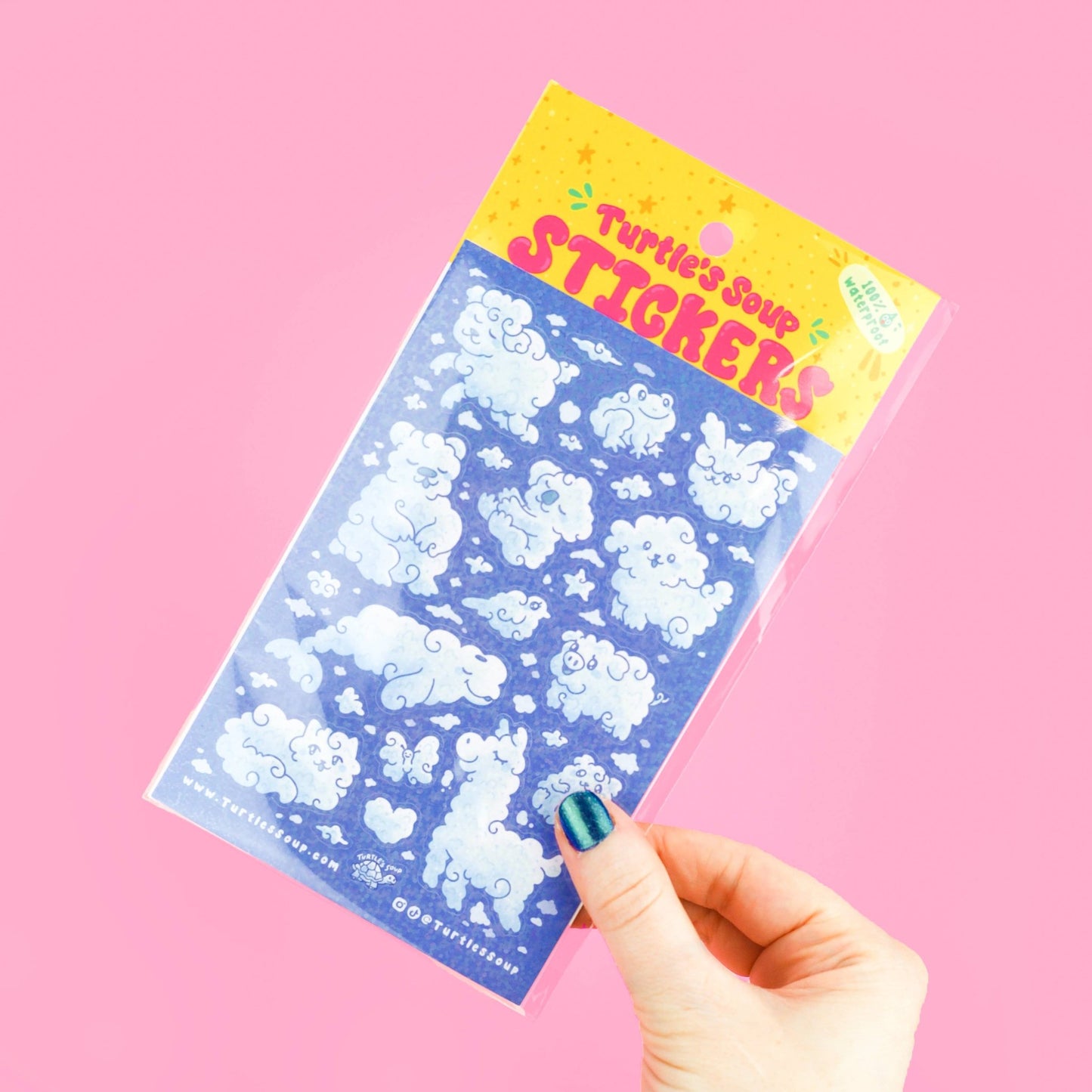 Animal Clouds Vinyl Sticker Sheet - Bria Blair Creative
