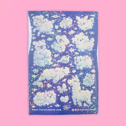 Animal Clouds Vinyl Sticker Sheet - Bria Blair Creative
