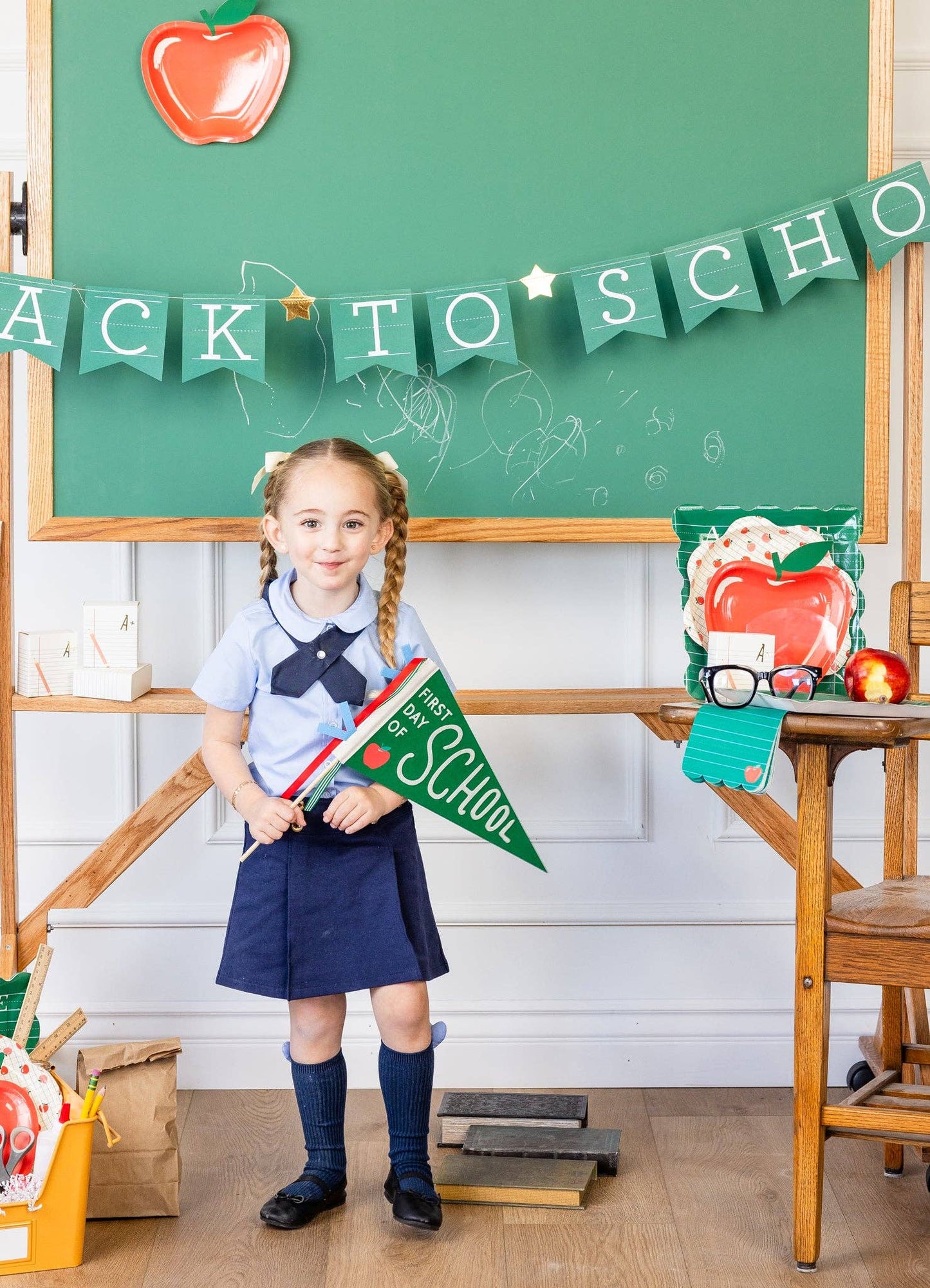 APP1115 - First Day Felt Pennant - Bria Blair Creative