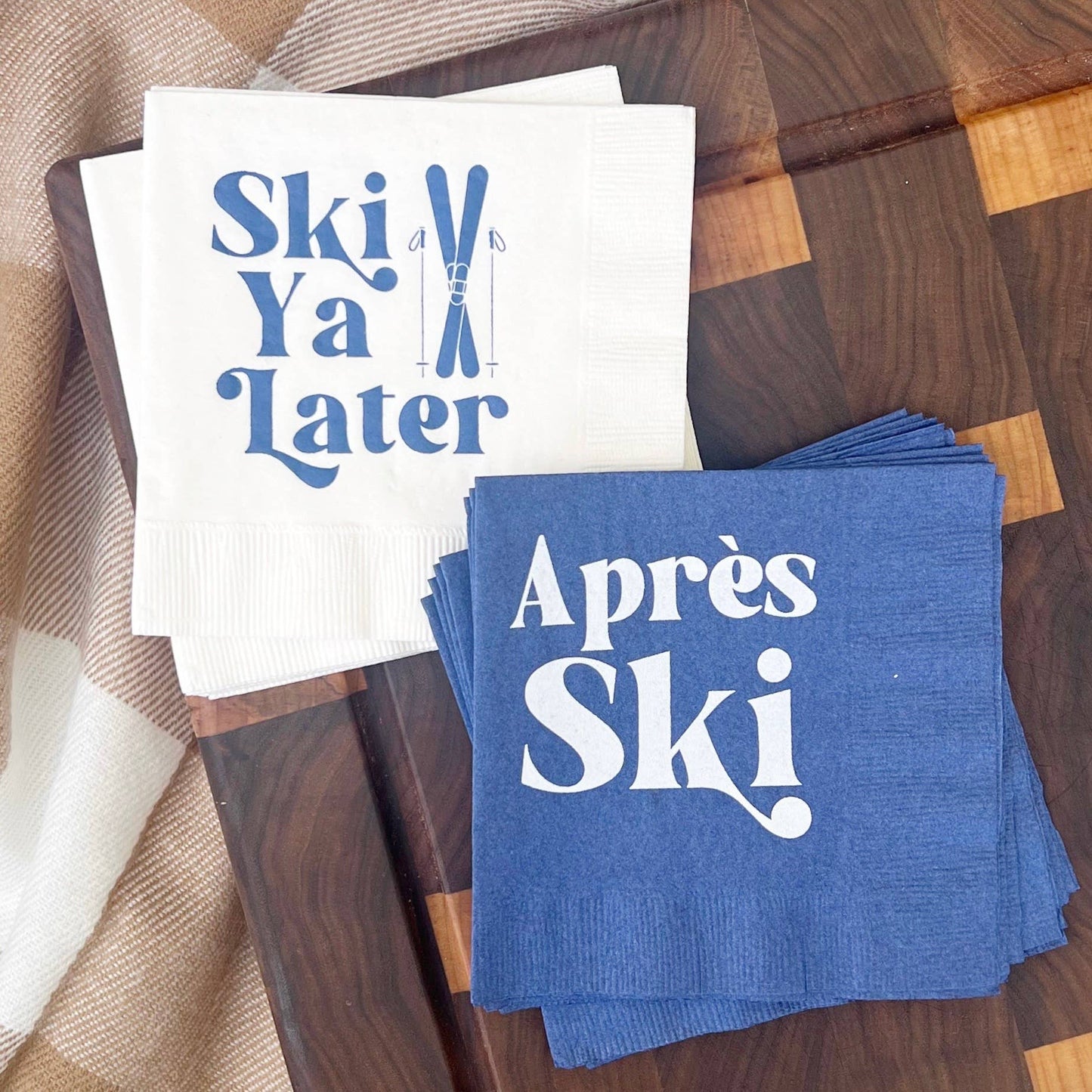 Apres Ski Napkins - Bria Blair Creative