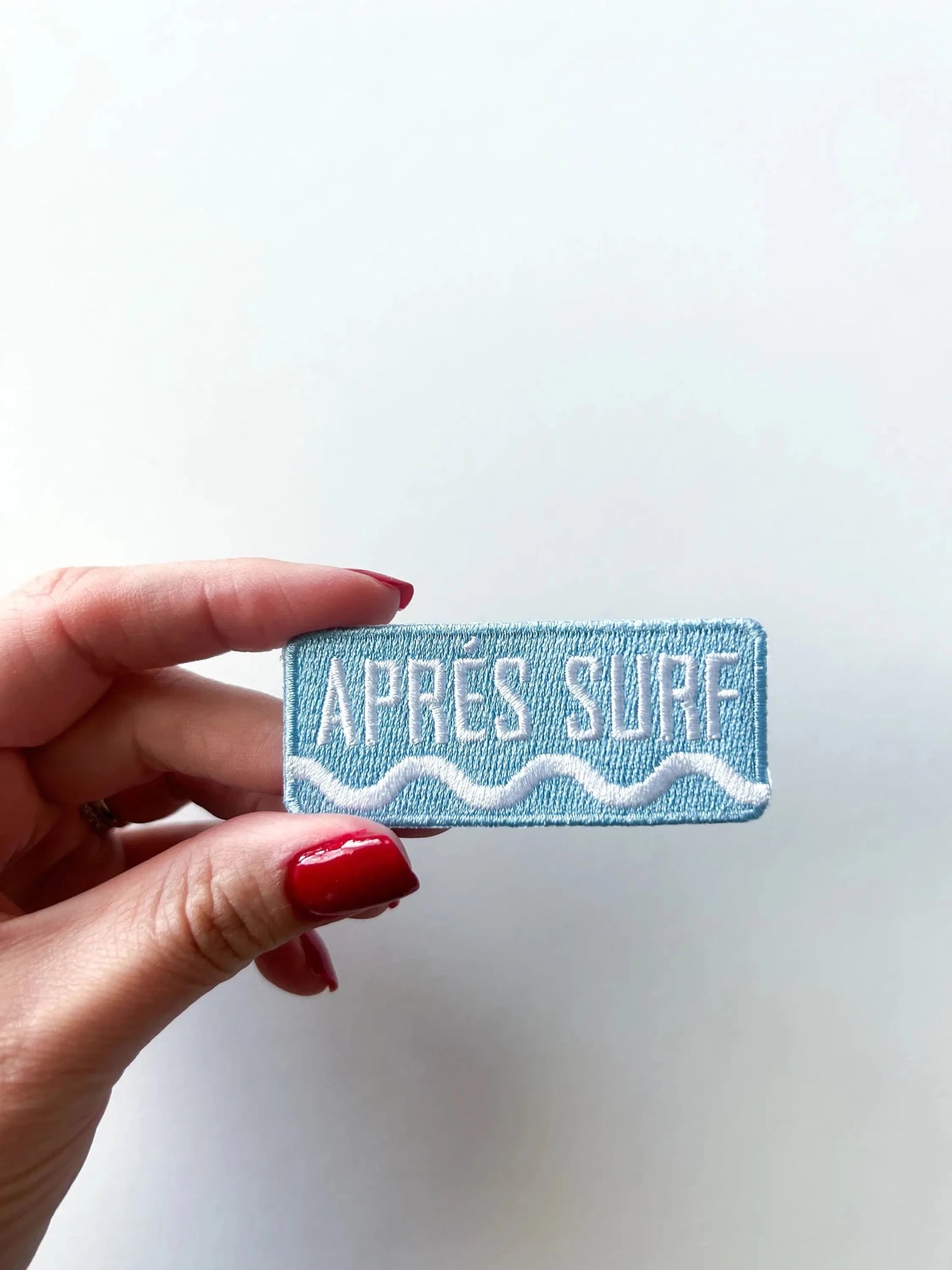 Apres Surf Embroidered Iron On Patch - Bria Blair Creative