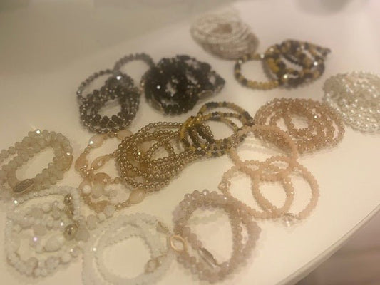 Assorted Chunky Stacking Bracelets - Bria Blair Creative