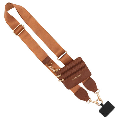 Clip & Go Phone Lanyard with Wallet - Neutral Collection: Cream