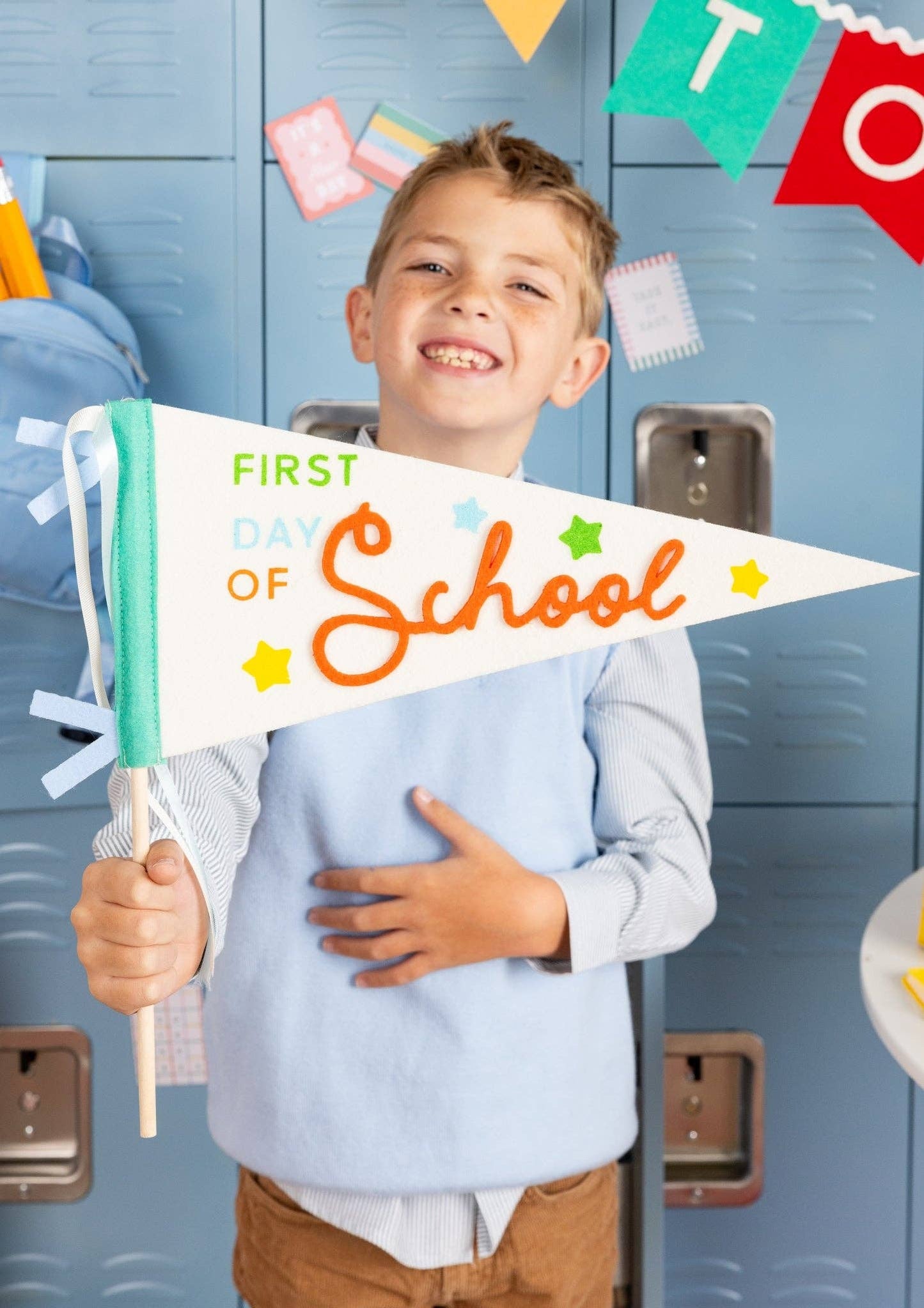 BTS1215 - First Day Felt Pennant