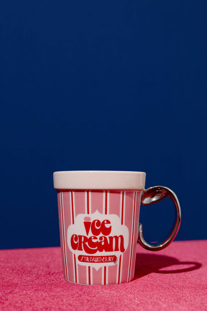 Novelty Ceramic Mug, Ice Cream Carton