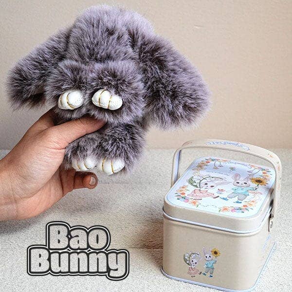 Bao Bunny Furry Kawaii Plush Keychain Mystery Tin (1pc) - Bria Blair Creative