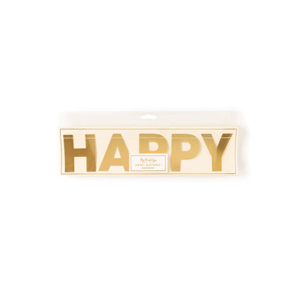 Basic Happy Birthday Banner - Bria Blair Creative