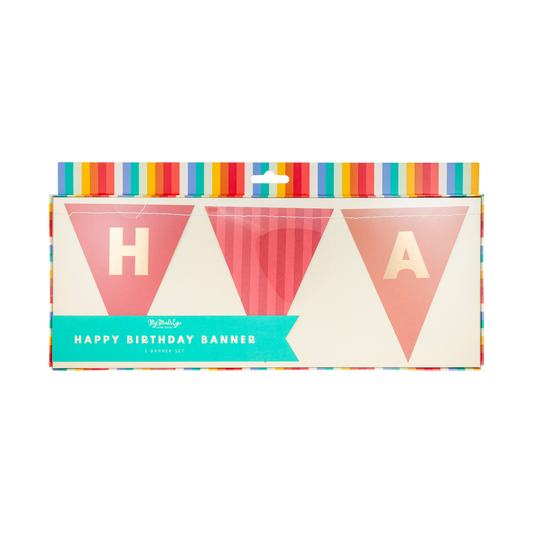 Happy Birthday Banner Set