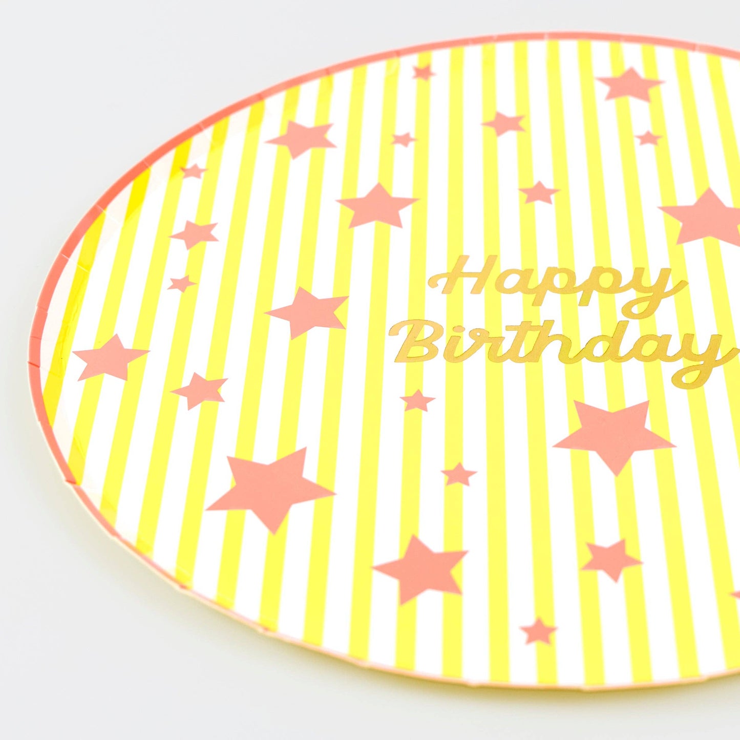 Bright Star Happy Birthday Dinner Plates