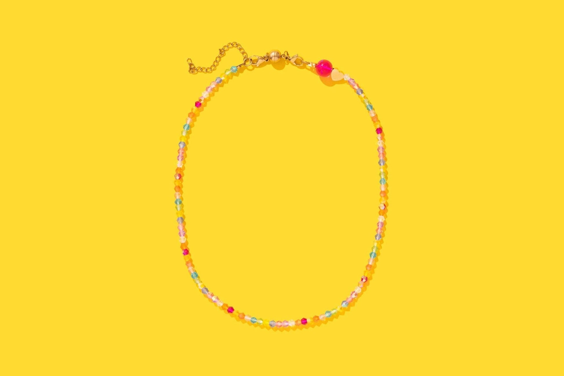 Beaded Necklace - Multi - Colored - Chloe - Bria Blair Creative