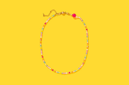 Beaded Necklace - Multi - Colored - Chloe - Bria Blair Creative