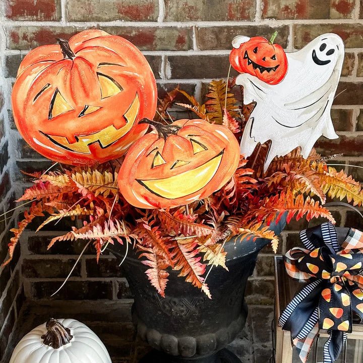 Beck's Orange Jack - O - Lanterns, Large - Bria Blair Creative