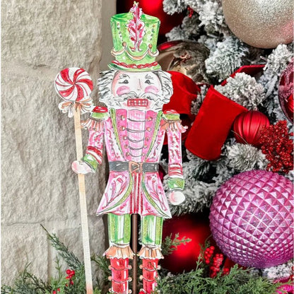 Beck's Pink Nutcracker Stake - Bria Blair Creative
