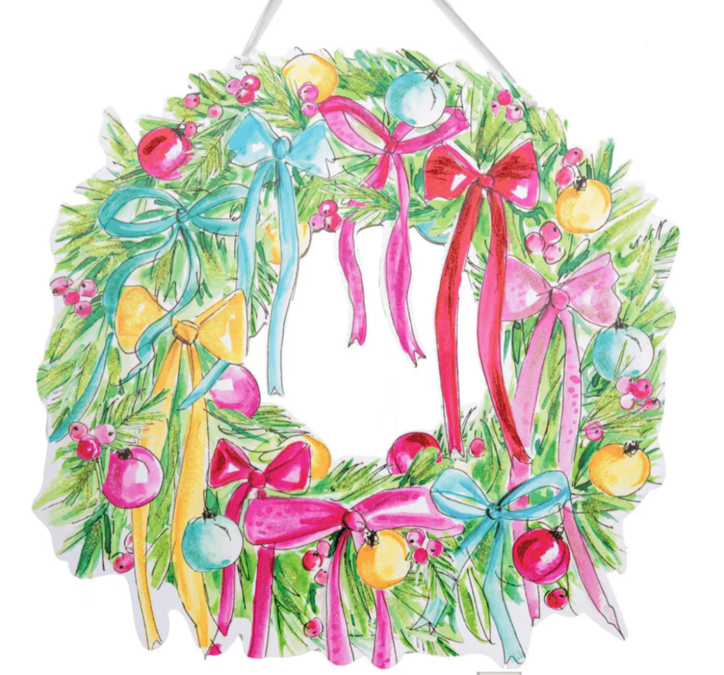 Beck's Vintage Wreath PVC Door - Bria Blair Creative