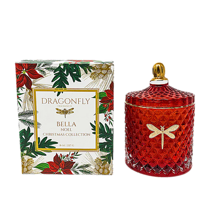 Bella Red & Gold Candle - Noel - Bria Blair Creative