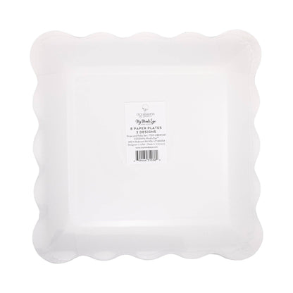 BER1241 - Occasions Beary Loved Stripe and Polka Plate Set - Bria Blair Creative