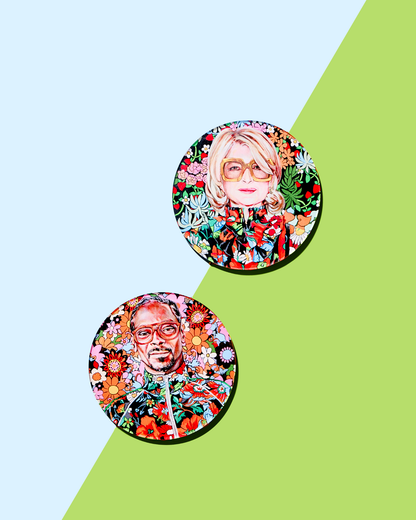 Best Buds Acrylic Drink Coaster - Bria Blair Creative