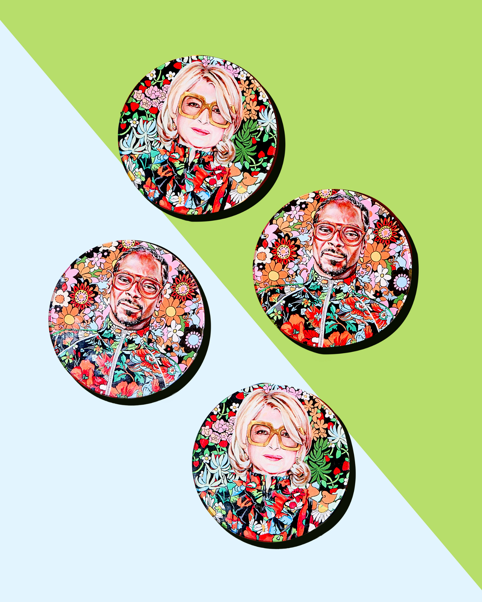 Best Buds Acrylic Drink Coaster - Bria Blair Creative