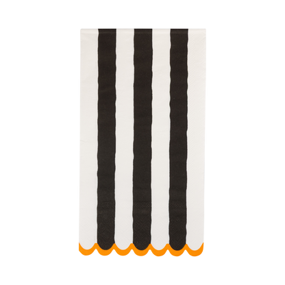 HPH1339 - Black and Cream Striped Dinner Napkin