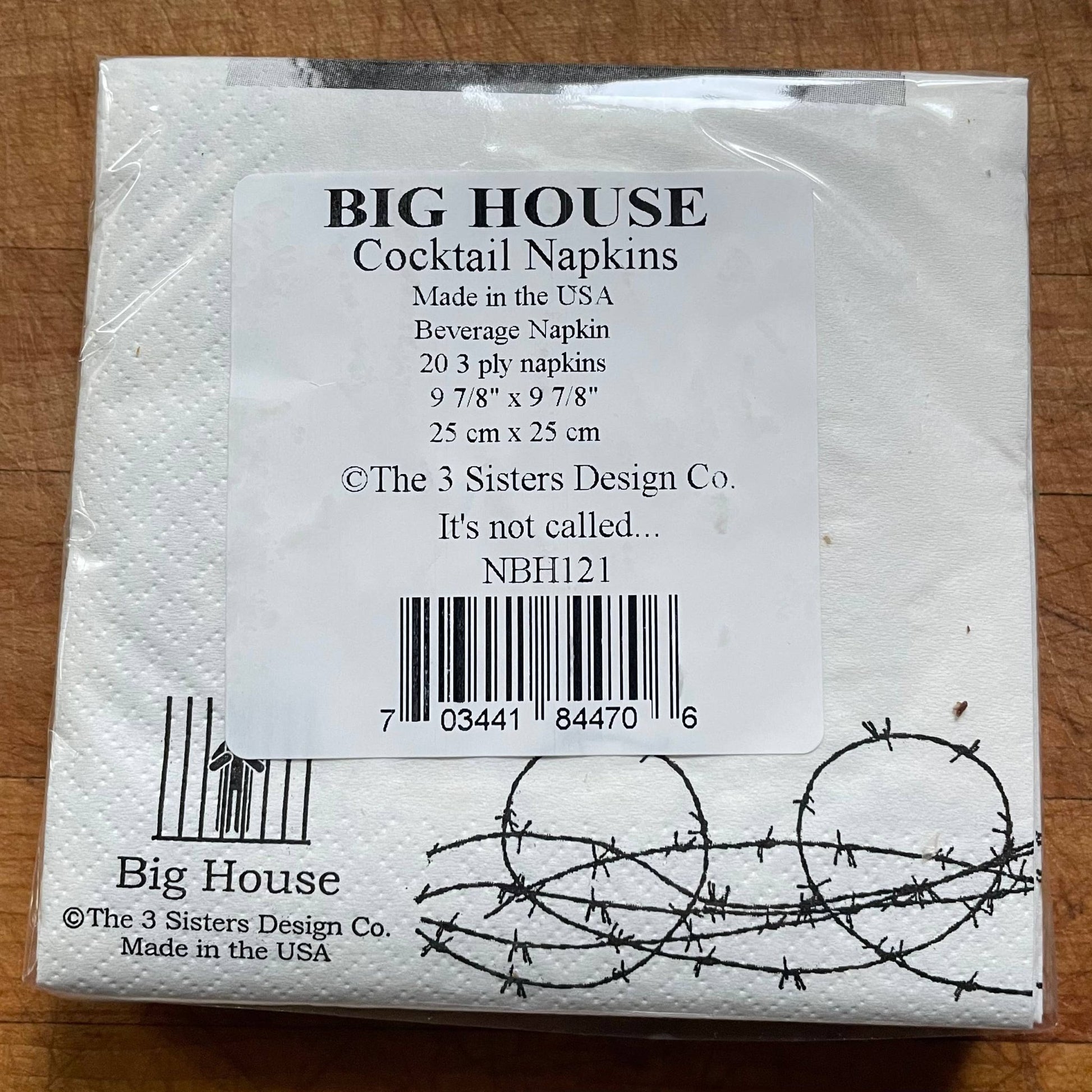 Big House Cocktail Napkins, It's not called slurring your... - Bria Blair Creative