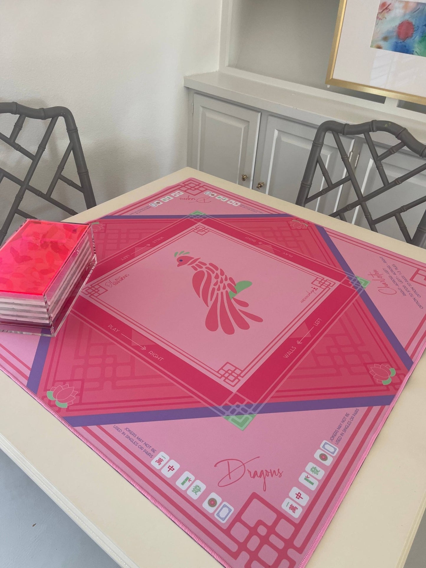 Bird Bam Mahjong Mat - Bria Blair Creative