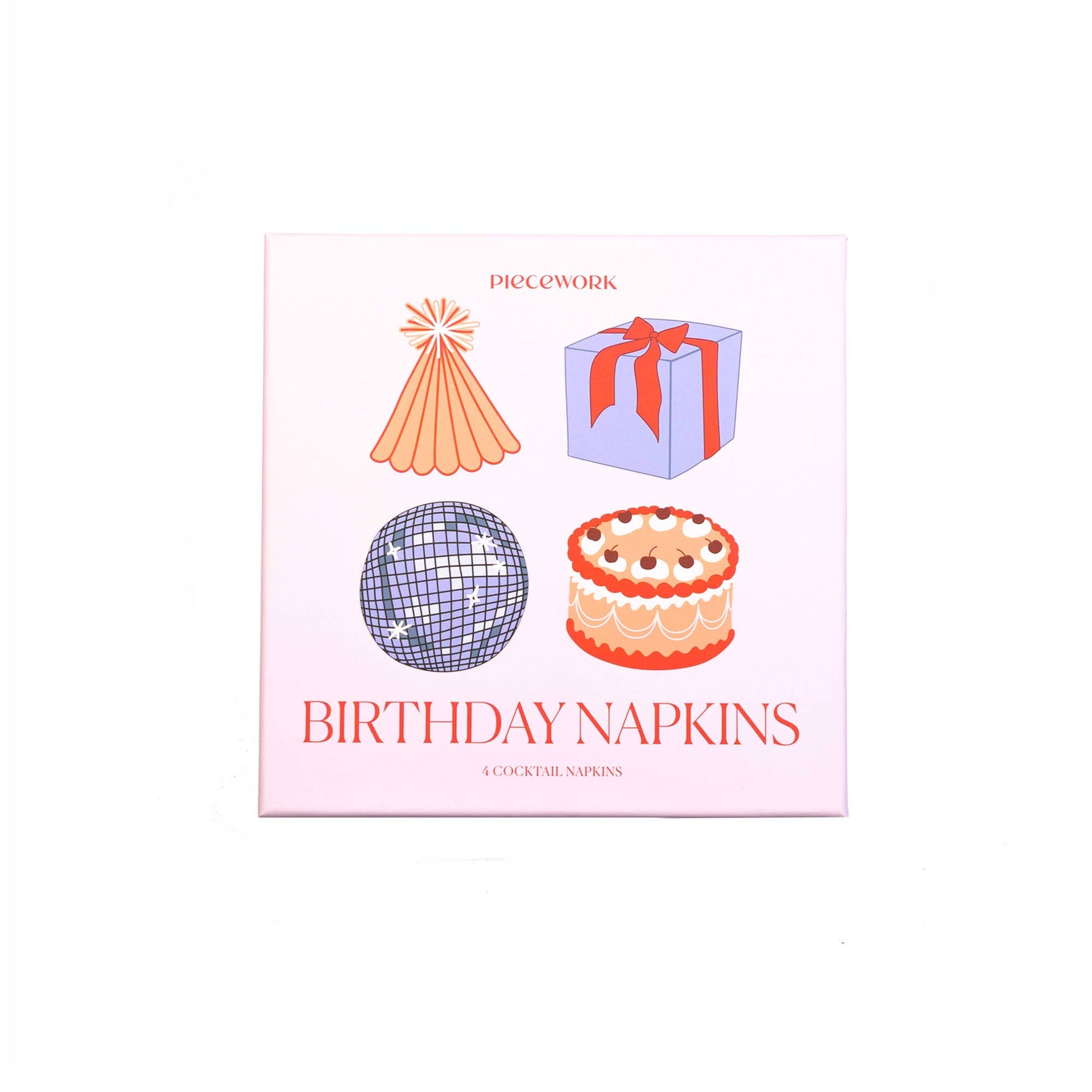 Birthday Cocktail Napkins - Set of 4 - Bria Blair Creative