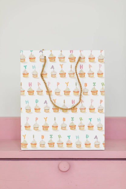Birthday Cupcakes Gift Bag - Bria Blair Creative