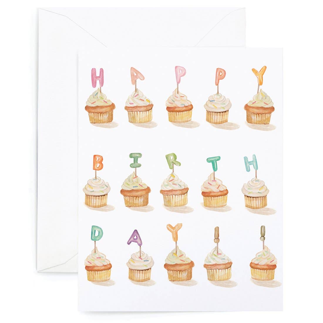 Birthday Cupcakes Greeting Card - Bria Blair Creative