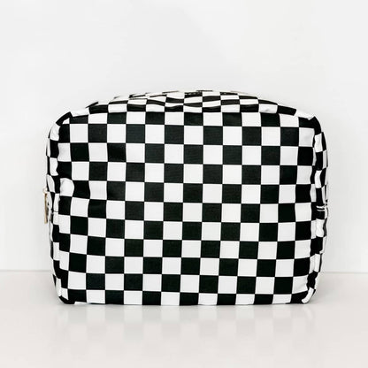 Black and White Checkered Bags: Medium - Bria Blair Creative