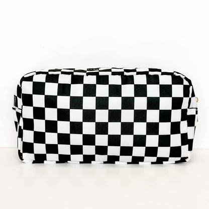 Black and White Checkered Bags: Small - Bria Blair Creative