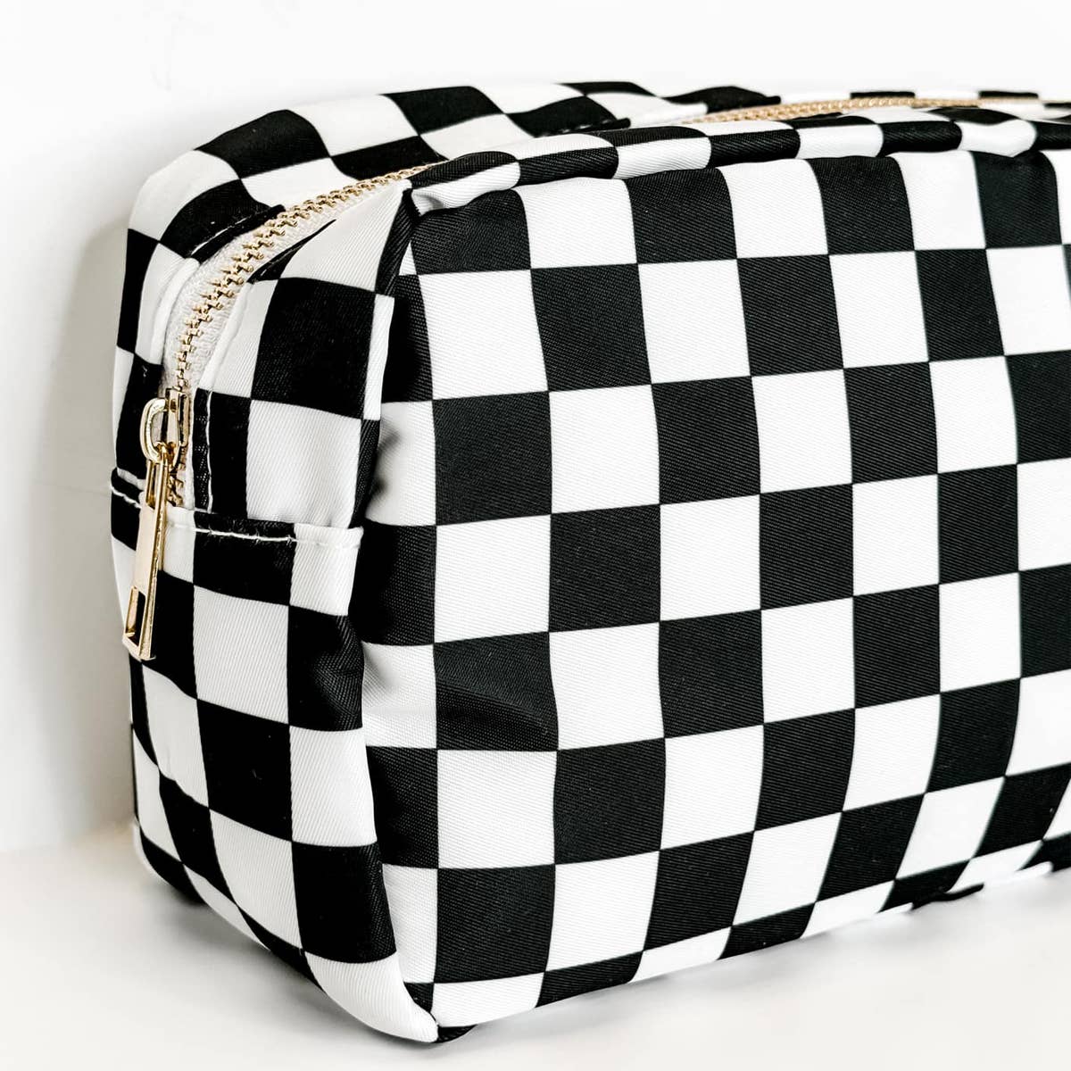 Black and White Checkered Bags: Small - Bria Blair Creative