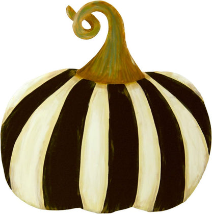 Black and White Striped Pumpkin - Short - Bria Blair Creative